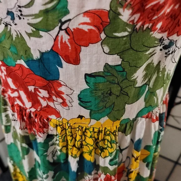 EMPIRE FLORAL PATTERN STRAPPY SUNDRESS/SIZE MEDIUM/LAYERED PIECES/SIZE MEDIUM - Picture 8 of 9